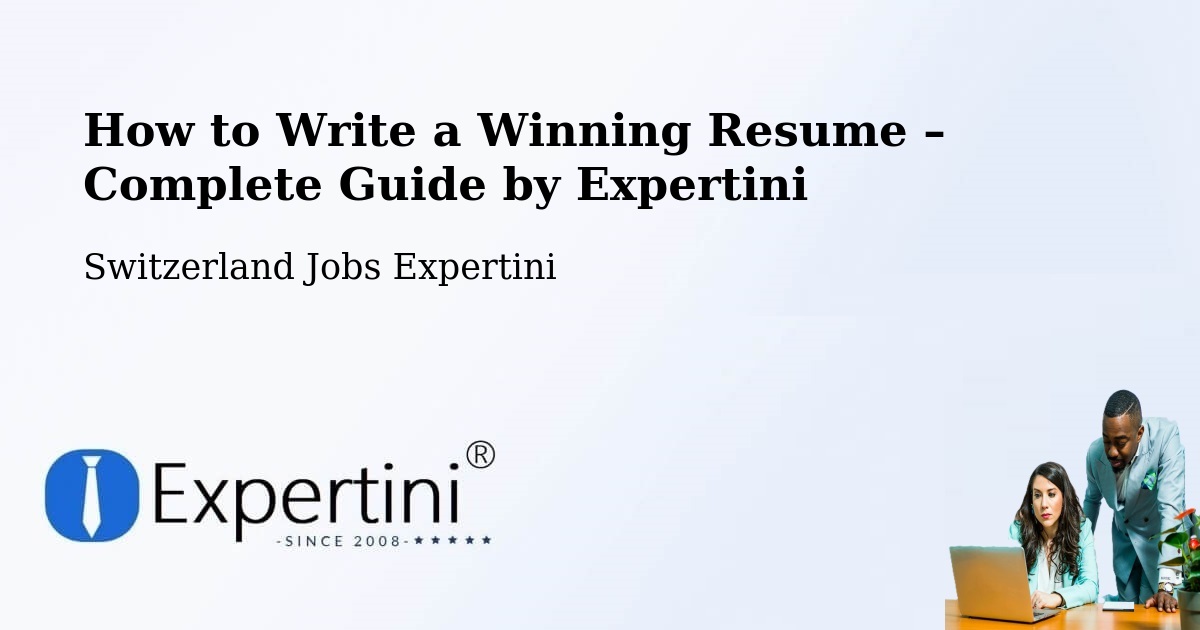 Resume Writing Guide for Job Seekers – Moutier - Moutier, Switzerland Jobs Expertini